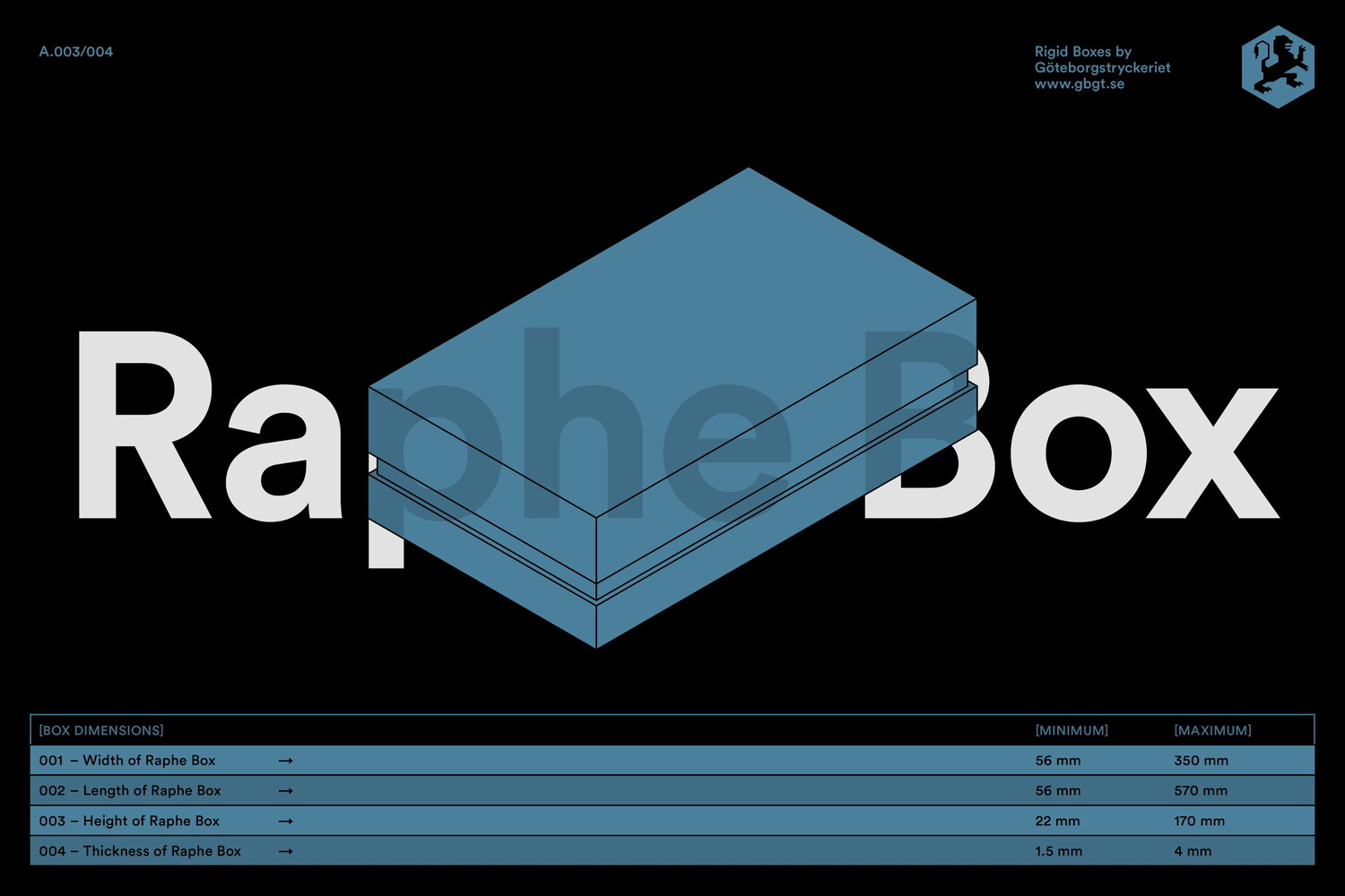 Lundgren+Lindqvist - Göteborgstryckeriet - Rigid Boxes