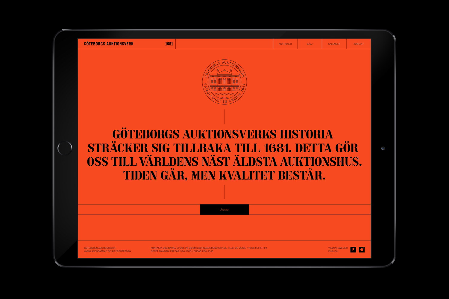 Lundgren+Lindqvist - Göteborgs Auktionsverk