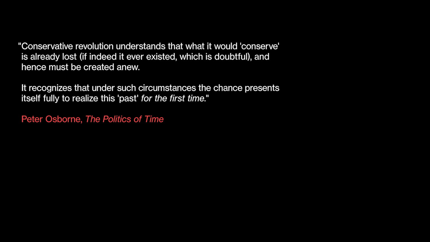 Lundgren+Lindqvist - Too Late for History to End