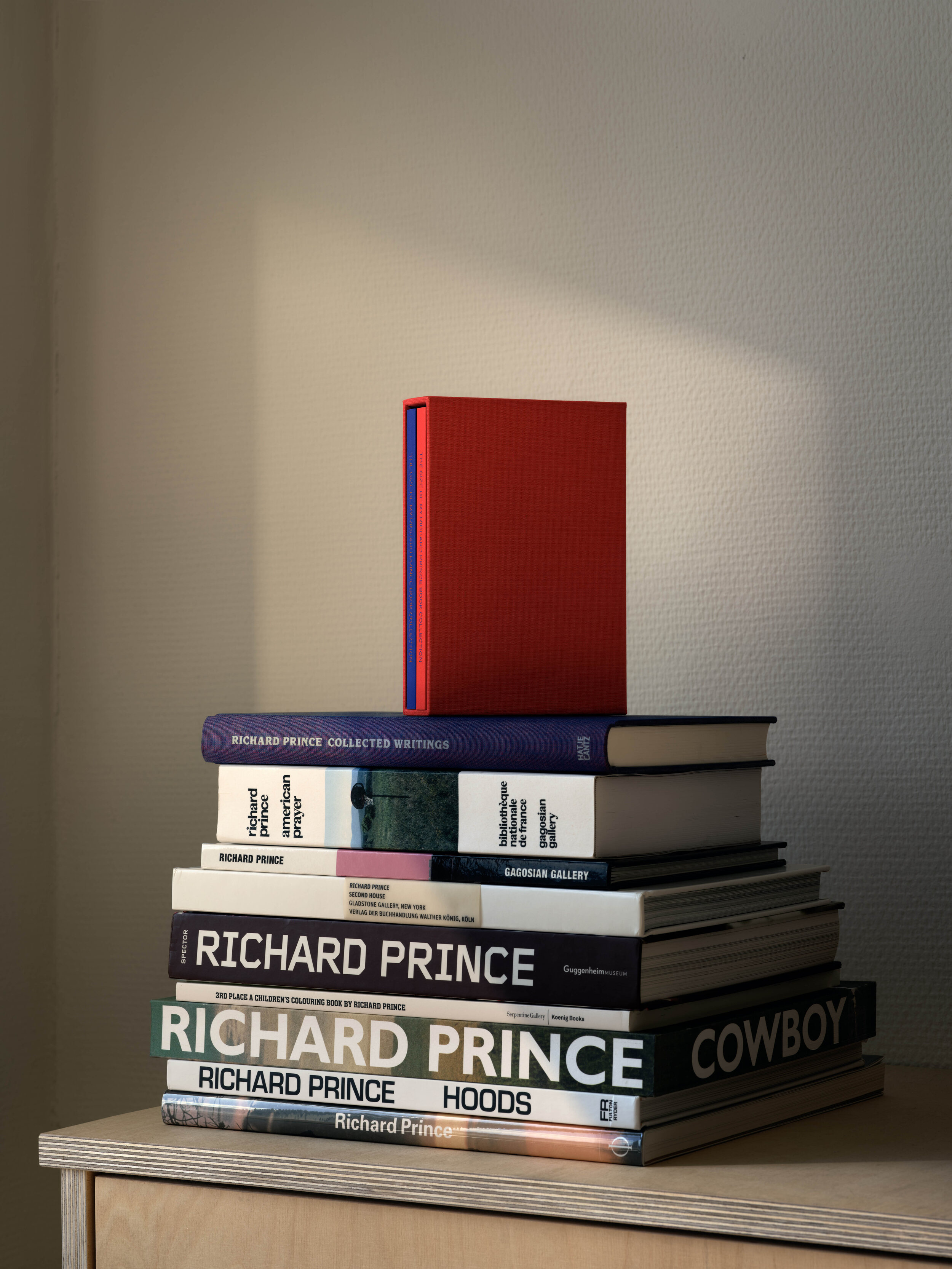 Lundgren+Lindqvist - The Size of My Richard Prince Book Collection by Jonathan Monk