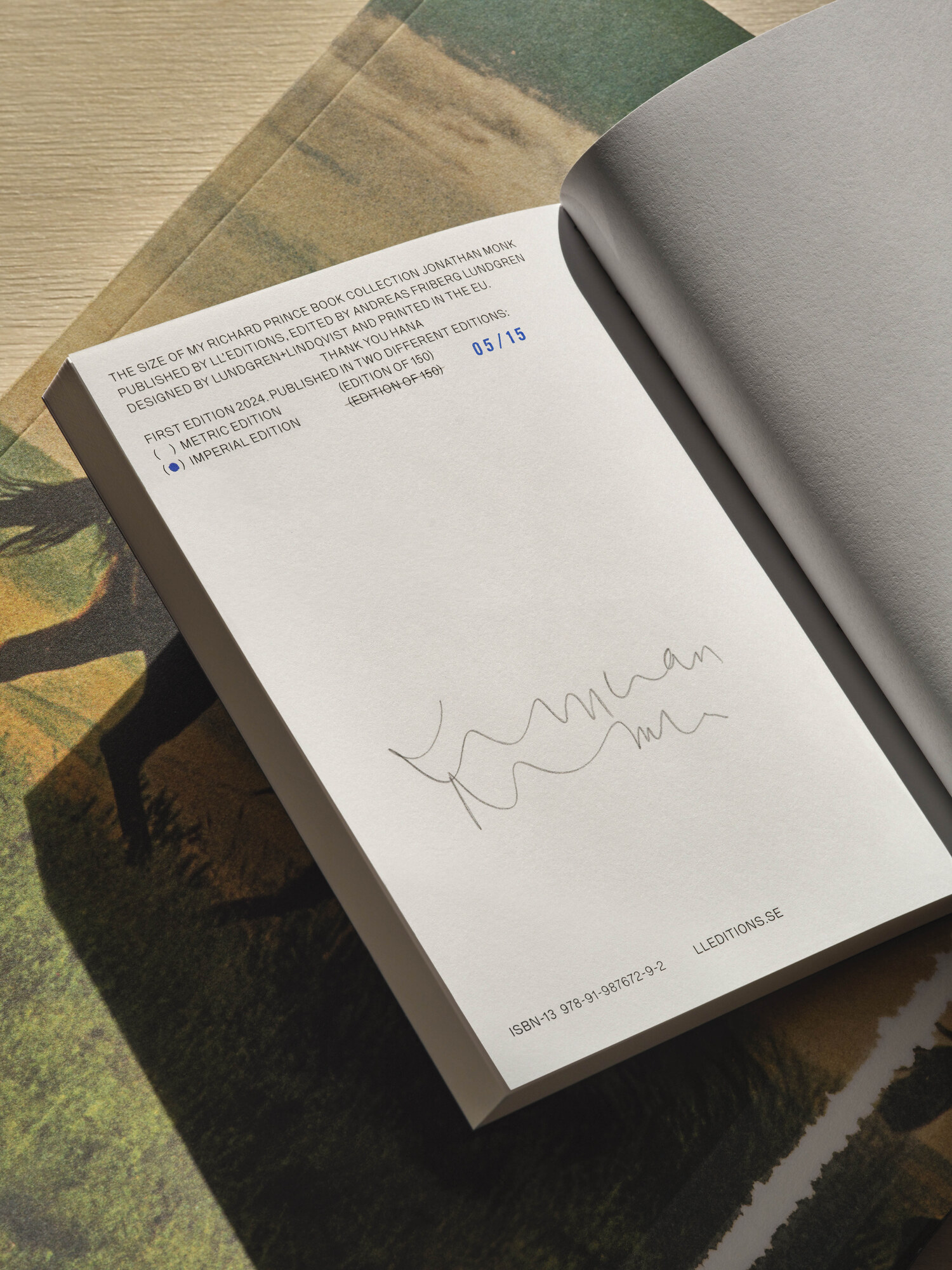 Lundgren+Lindqvist - The Size of My Richard Prince Book Collection by Jonathan Monk